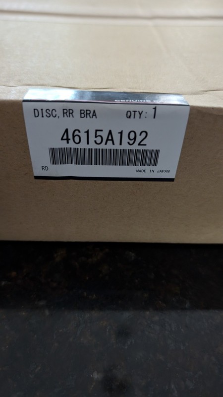 Brand New Sealed Genuine OEM Mitsubishi Rotor # 4615A192
