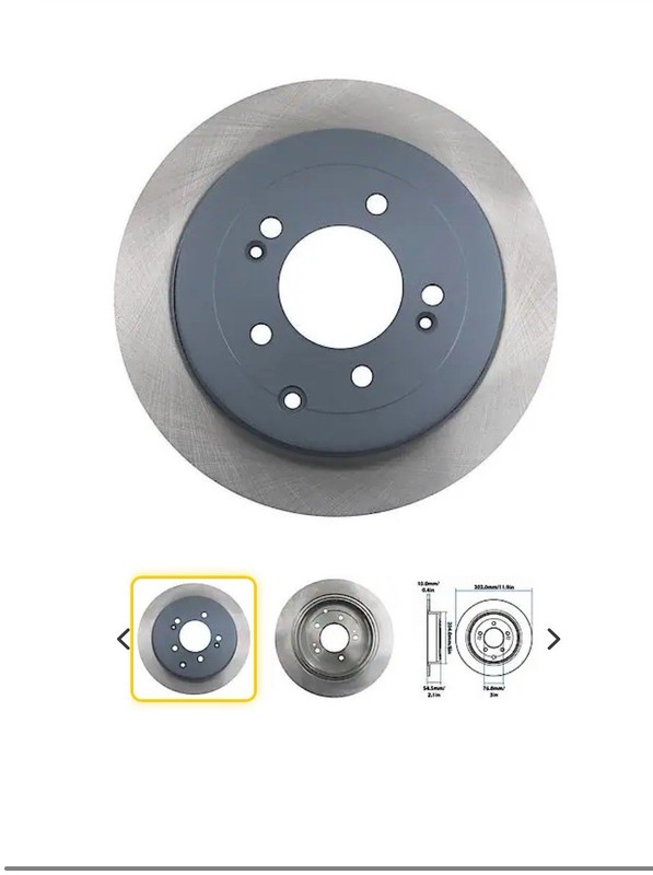 Carquest Premium Painted Brake Rotor: Meets or Exceeds OE Specs, YH566180P