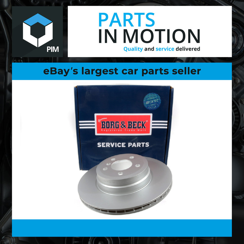 2x Brake Discs Pair Vented fits BMW X6 M50d E71, F16 3.0D Rear 11 to 19 N57D30C