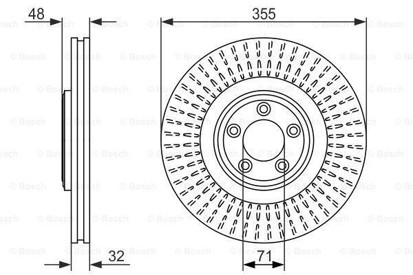 Fits Jaguar XF XK XJ F-Type S-Type Firstpart Front Brake Disc T2R5939 C2C25337 gallery