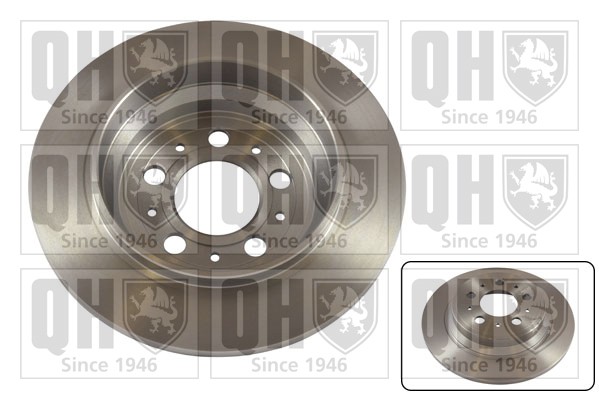 2x Brake Discs Pair Solid Rear 288mm BDC4729 Quinton Hazell Set 9434167 94341670 gallery