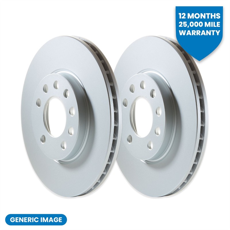 Front Brake Discs Service Kit Braking System Rotor Pair Set Fits Toyota Corolla
