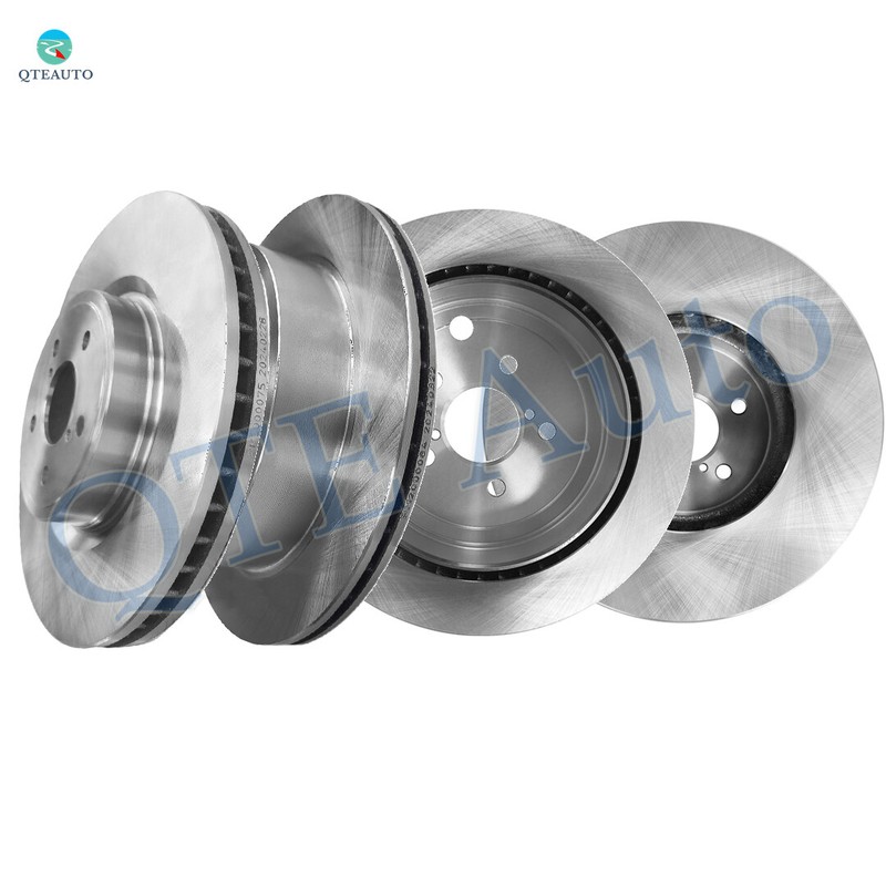 Set of 4 Front-Rear Brake Disc Rotors For 2010-2014 Subaru Outback