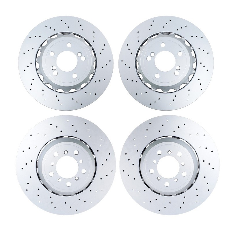 Left Right Brake Disc Rotor Set For 2015-2020 BMW F87 F80 F82 M3 M4 Front Rear gallery