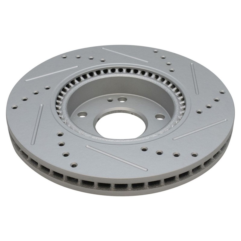 TRQ Front & Rear Ceramic Pads & Performance Rotors with Fluids for Sonata New gallery