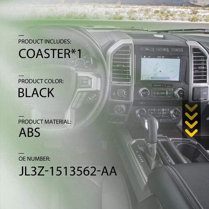Center Console Cup Holder Insert For Expedition Ford JL3Z-1513562-AA 2018-2021 gallery