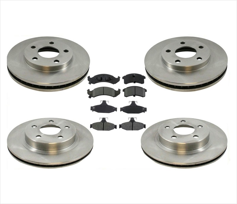 Front & Rear Rotors Brake Pads Fits For Chevrolet Camaro Iroc Z28 94-97 6pc Kit