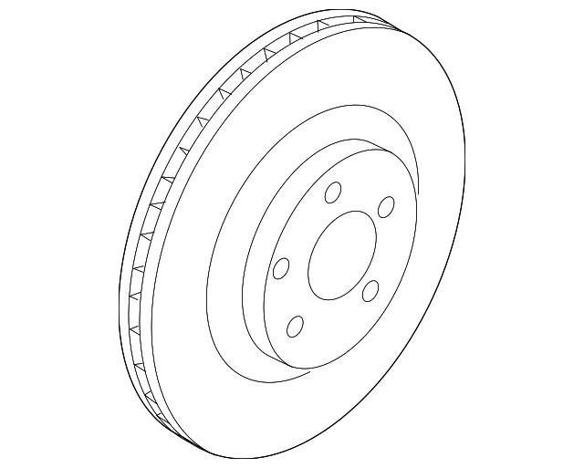 Genuine Ford Disc Brake Rotor Front KV6Z-1125-A gallery