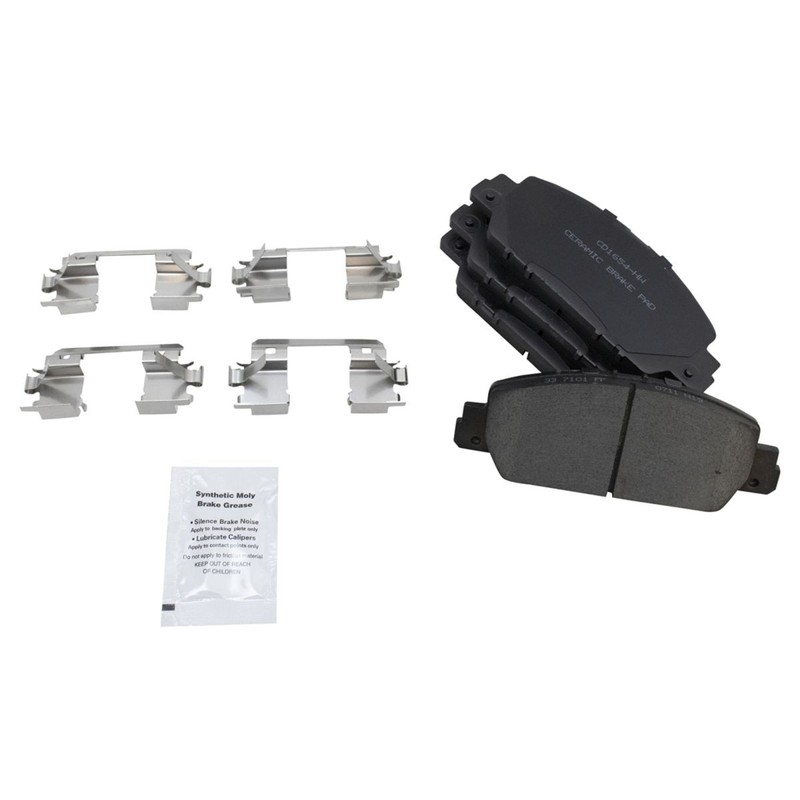 Front Ceramic Brake Pad & Performance Coated Rotor Kit w/Chemicals gallery