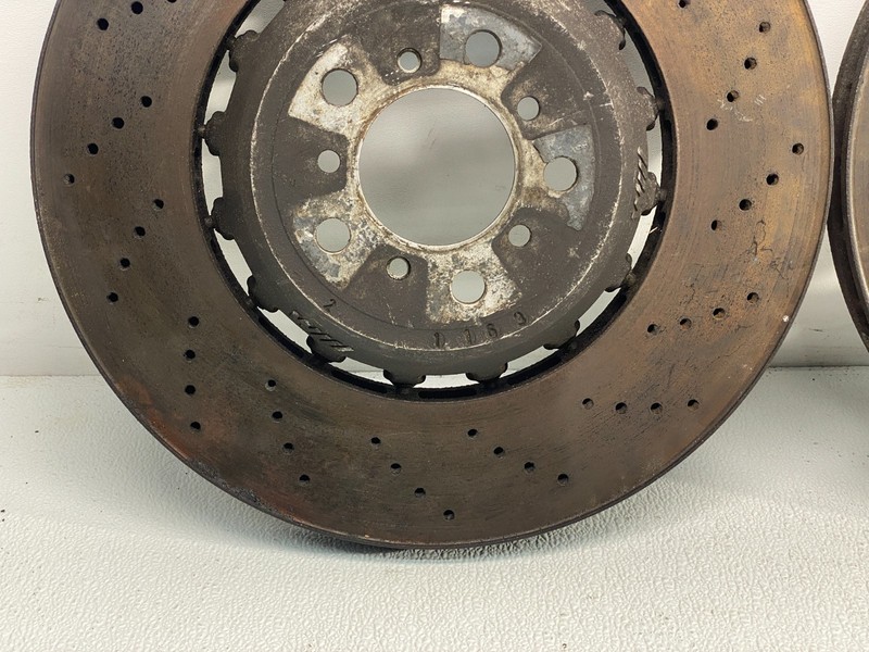 12-19 BMW F06 F10 F12 M5 M6 Rear Left & Right Ventilated Brake Rotor Set! OEM✅ gallery