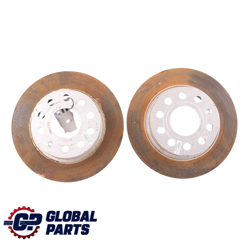 Audi A3 8P Rear Axle Brake Disc Left Right N/O/S 235x10mm Set X2 1K0615601AB