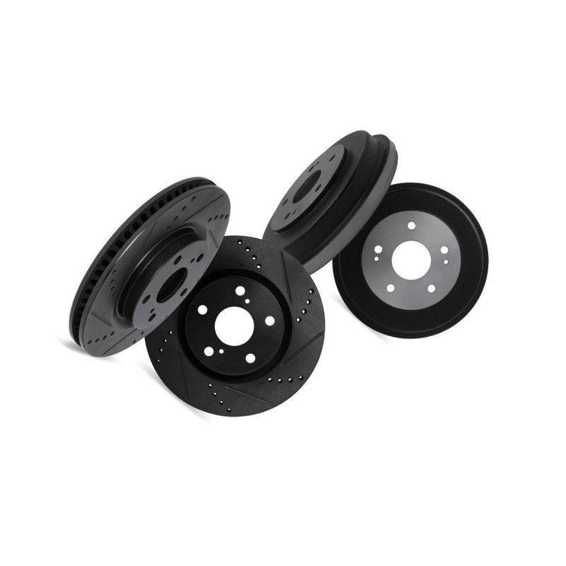 For GMC S15 Jimmy 1990 1991 Rotor Set | Black | Drilled And Slotted gallery