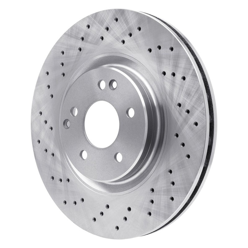 For Mercedes-Benz SLK350 05-11 R1 Concepts Drilled 1-Piece Front Brake Rotor gallery