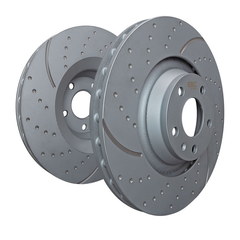 EBC GD1386 Turbo Groove Vented Front Discs for Audi A3/A3 Quattro/TT & VW GTI