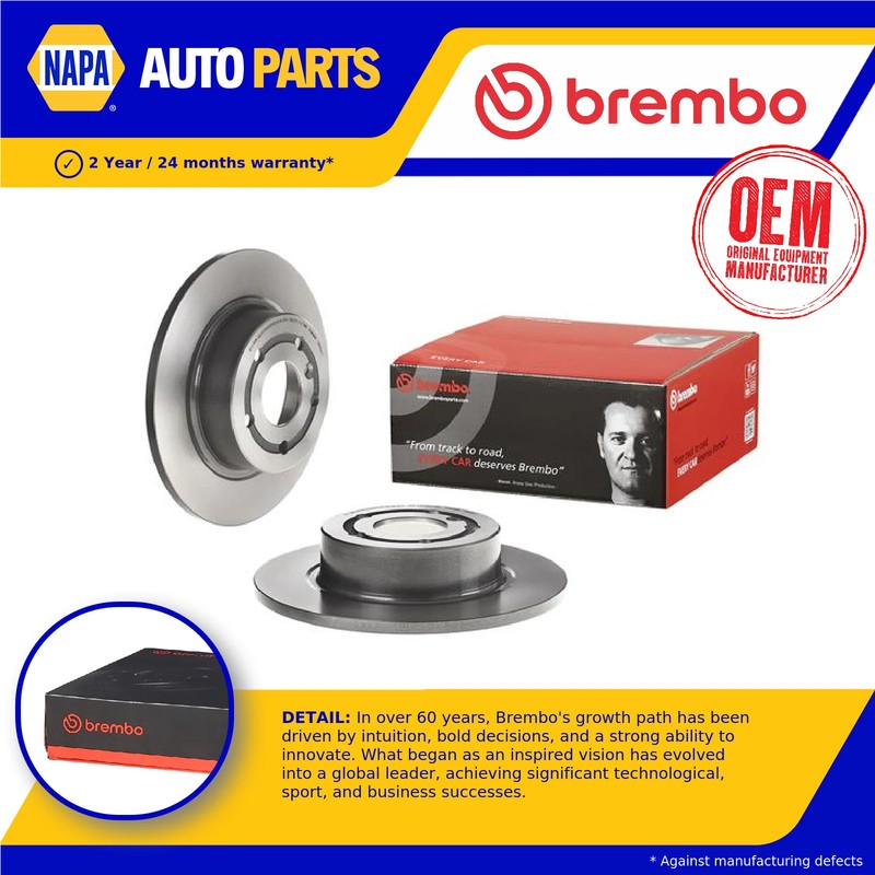 2x Brake Discs Pair Solid fits RANGE ROVER Mk3 L322 3.6D Rear 06 to 12 304mm Set