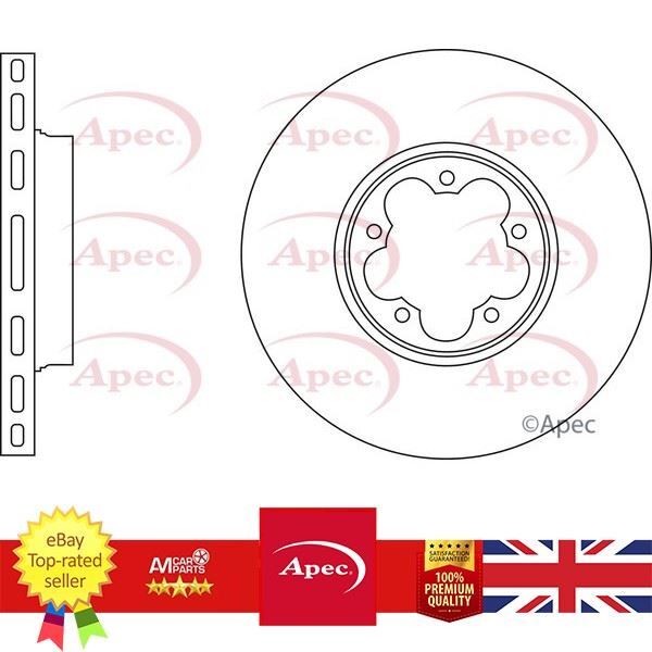 Brand New Brake Disc For Ford TRANSIT 13-18 1812200 APEC DSK3140