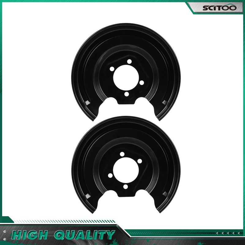 Rear LH & RH Side Brake Backing Plates for Toyota Prius 47881-12071 47882-12071 gallery
