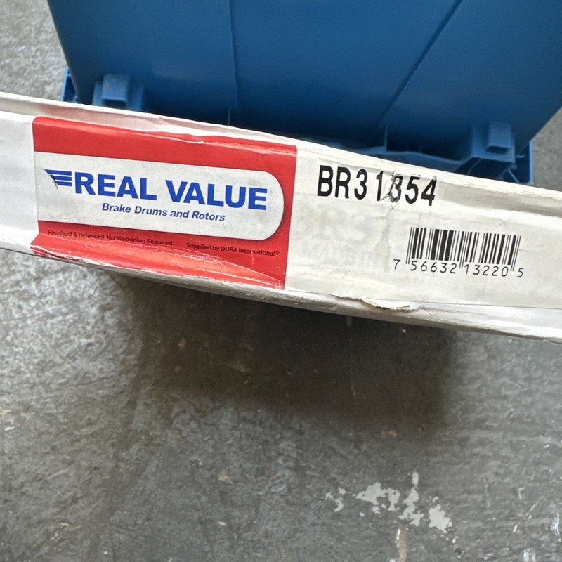 Real Value Steel Disc Brake Rotor-Auto Tran IAP Dura International Part BR31354 gallery