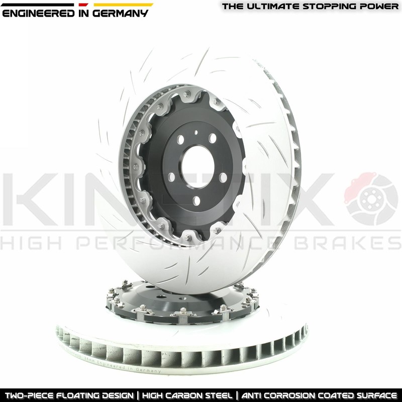 FOR VW TOUAREG R 3.0 R TWO PIECE FLOATING FRONT BRAKE DISCS RACING PADS 400mm gallery