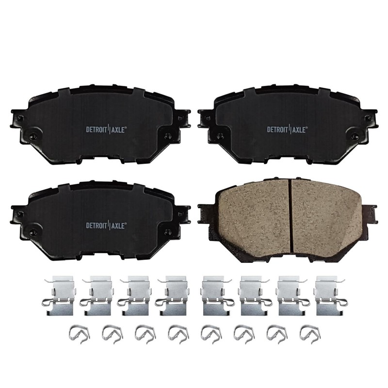 6pc 11.02" Front Disc Brake Rotors Ceramic Brake Pads Kit for 2014 Mazda 3 Sport gallery