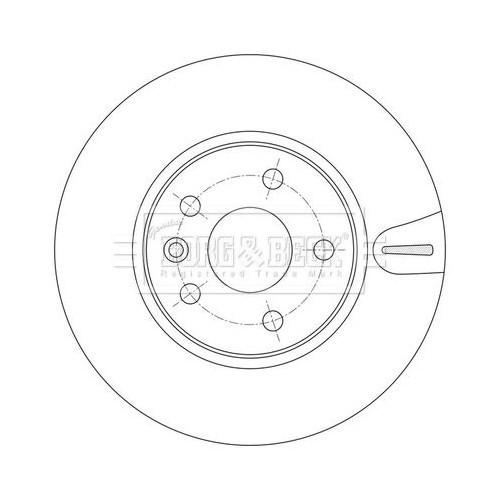 BORG & BECK Brake Disc BBD5544 gallery