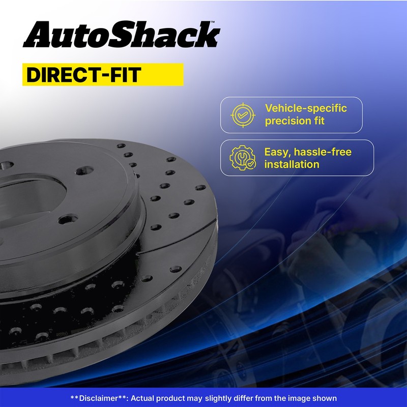 Front Rear Drilled Slotted Brake Rotors Set for Ford, Explorer 2018-2019 gallery