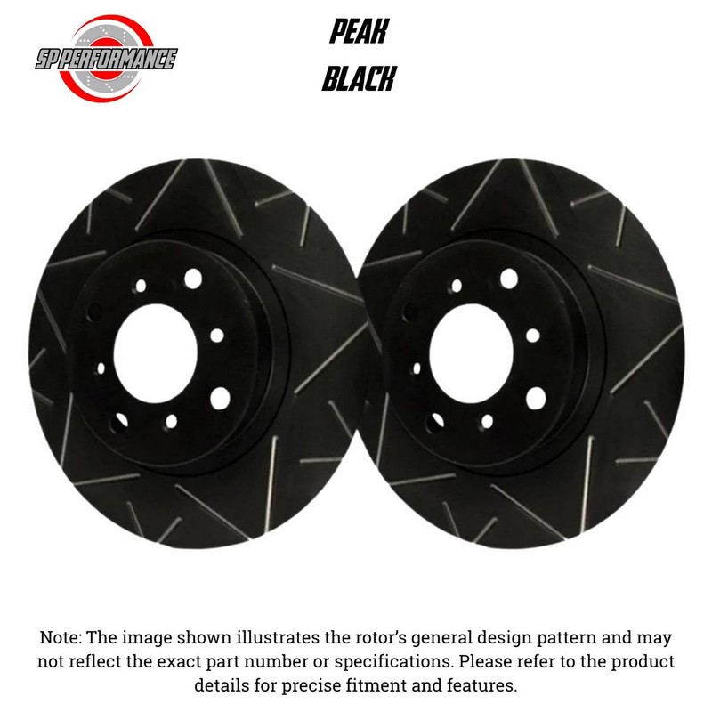 SP Performance Disc Brake Rotor Set Front For 2019 Ford Explorer