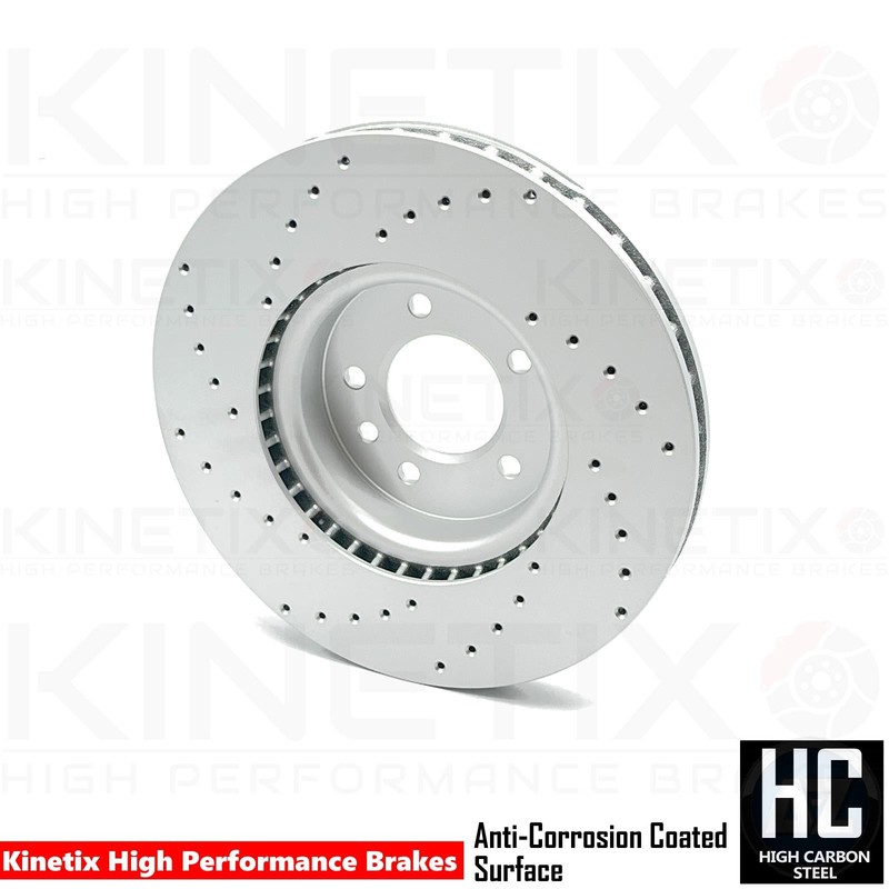 FOR RANGE ROVER SPORT 2.0 P400E DRILLED FRONT REAR BRAKE DISCS BREMBO PADS gallery