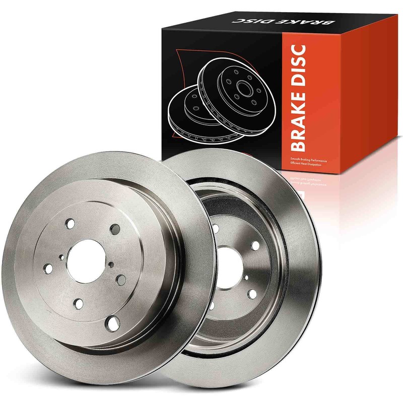 2x Rear Side Disc Brake Rotors for Subaru B9 Tribeca 2006-2007 Tribeca 2008-2014