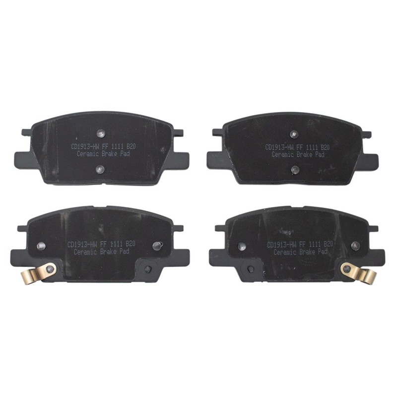 TRQ Front Brake Calipers Ceramic Pads & Rotors Fits 16-20 LaCrosse Equinox gallery