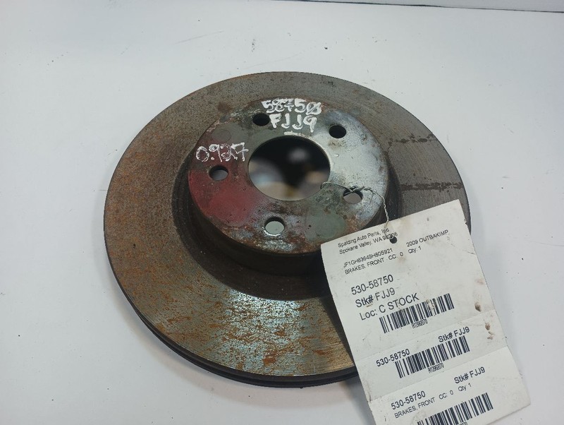 Front Rotor from 2004 Ford F250SD 12962070