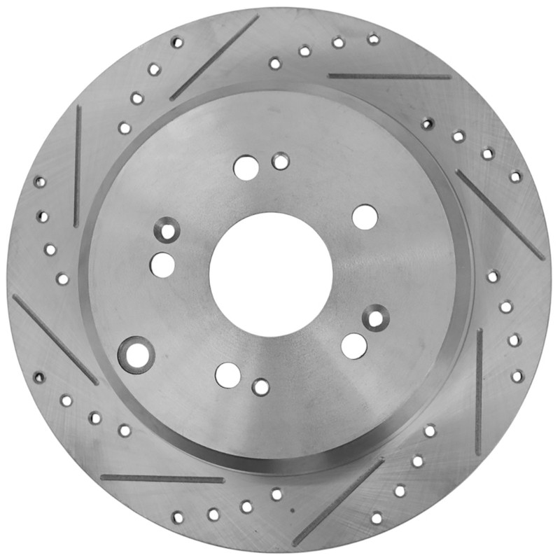 11.99" Rear Drilled Rotors for Honda CR-V 2005 2006-2016 Acura RDX 2007-2018 gallery
