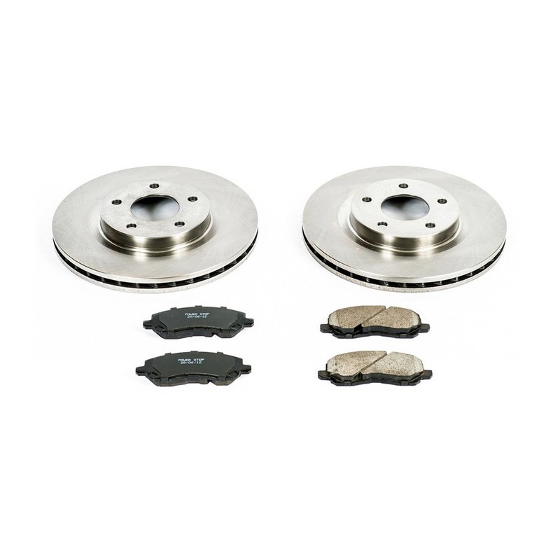 PowerStop Front Brake Pads and Rotors Kit For Chrysler Sebring Compass