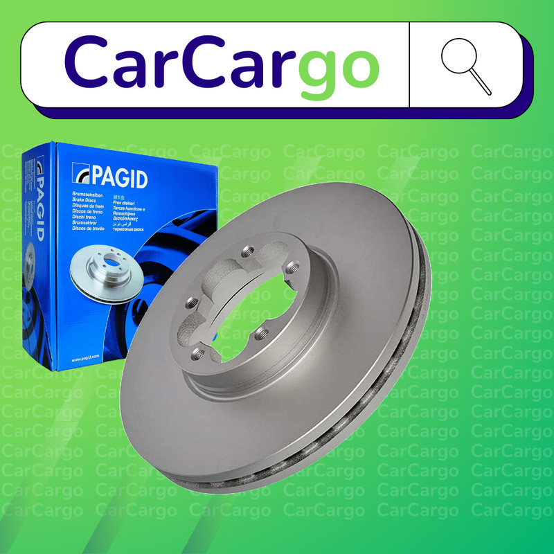 Pagid Vented Front Brake Discs Pair Ford Transit 2.2 TDCi 4×4 2013-2018 308 mm