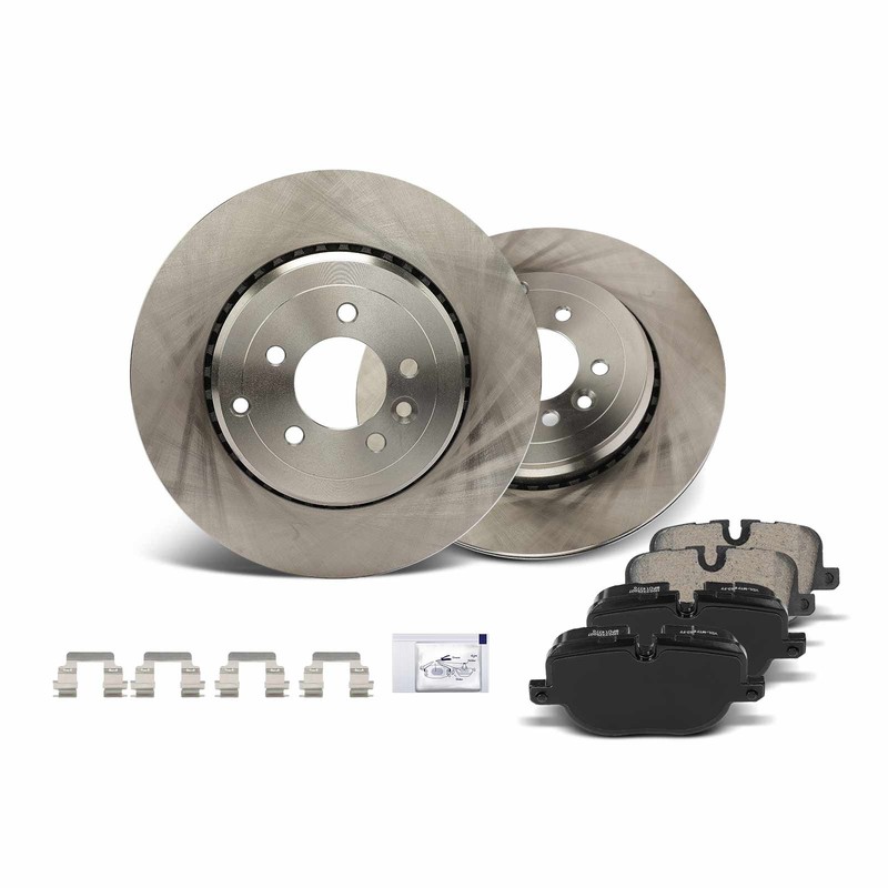 6Pcs Disc Brake Rotor & Ceramic Brake Pad for Land Rover Range Rover Sport Rear gallery