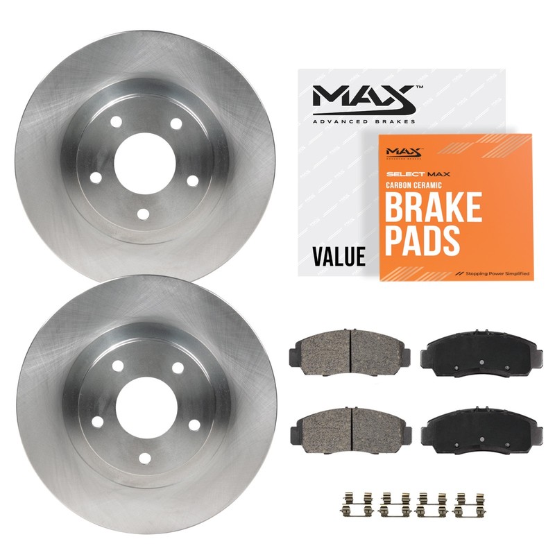 Front Brake Rotors + Ceramic Pads for Chevy Cobalt Pontiac G5 Pursuit