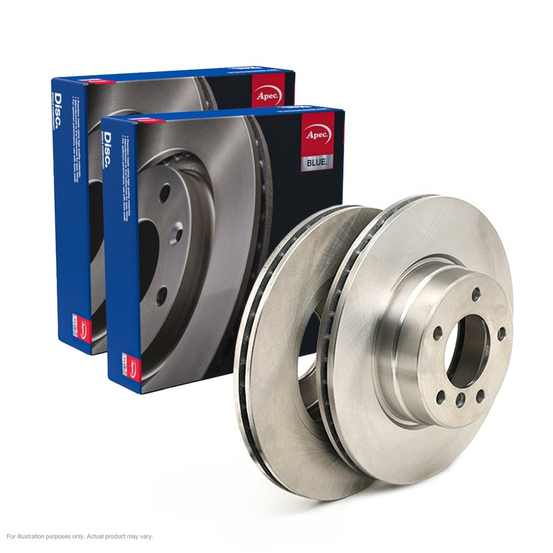 2X APEC Front Brake Discs for BMW 5 Touring 2004-10 310mm Vented SDK6260