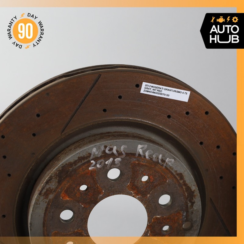 Maserati GranTurismo S M145 Rear Brake Rotors Disc Left & Right Set of 2 OEM 28k gallery
