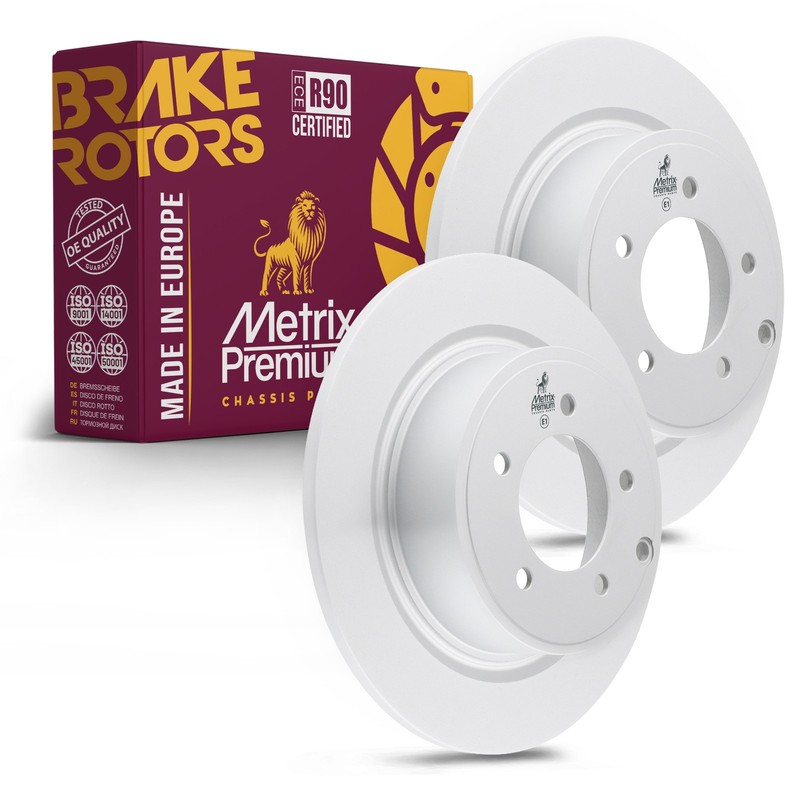 Rear Disc Brake Rotor for 11-14 Chrysler 200 07-10 Sebring 11.89 inch 2PC