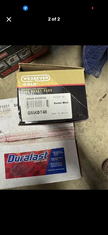 2 Front Disc Brake Rotor 54060 For Crown Victoria V8 4.6L and break pads gallery