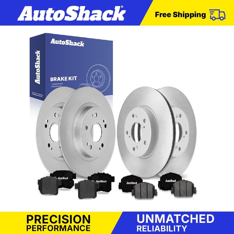 Front Rear Brake Rotors Ceramic Pads for Honda, Accord 2013-2017