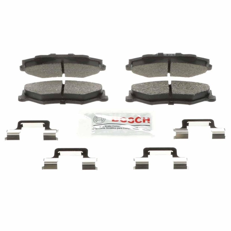 Bosch OEM Rear Ceramic Brake Pads Kit For 1997-2013 Chevy Corvette 9 Yr Warranty gallery