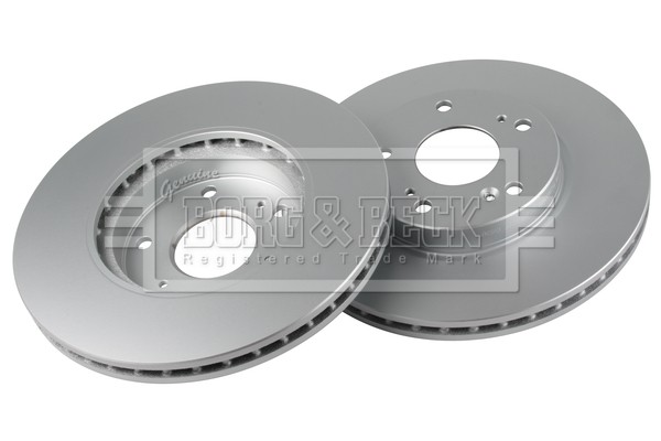 2x Brake Discs Pair Vented fits HONDA e ZC7 Front 2019 on MCF51 282mm Set B&B gallery