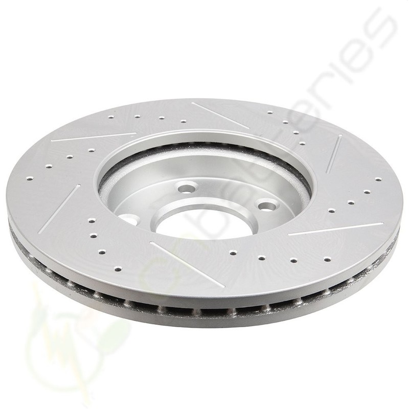 Front + Rear Drilled Slotted Brake Rotors For 04 05 06 07 08 09 10 11 12 MAZDA 3 gallery