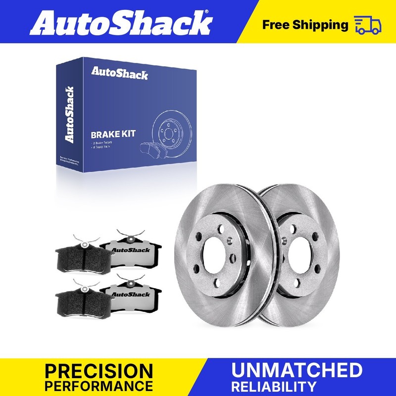 Rear Brake Rotors Ceramic Pads for Volkswagen, Golf 2002-2006