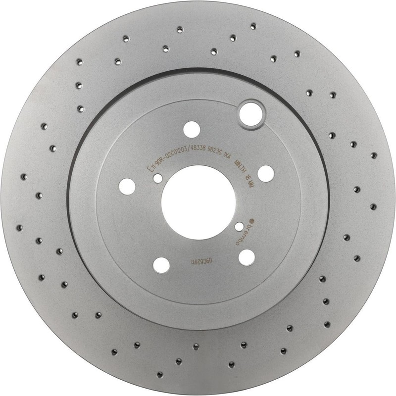 Disc Brake Rotor Rear 09.C829.11-AE Fits 2021 Subaru WRX Premium