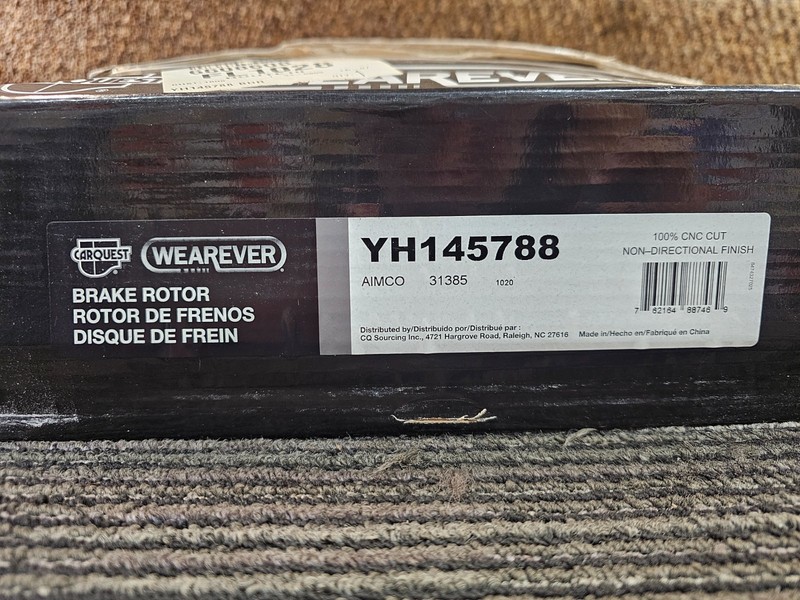 (QTY 2)For 2003-2006 Kia Sorento Rear Vented Cast Iron Disc Brake Rotor YH145788 gallery