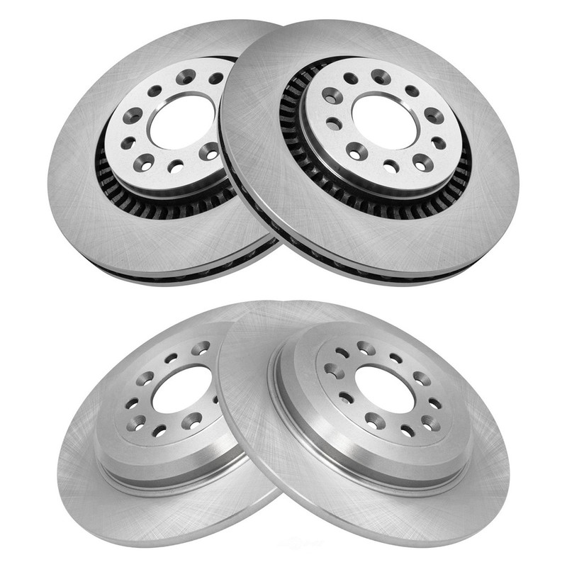 Disc Brake Rotor Set-4 Piece Brake Rotor Set TRQ BRA13550