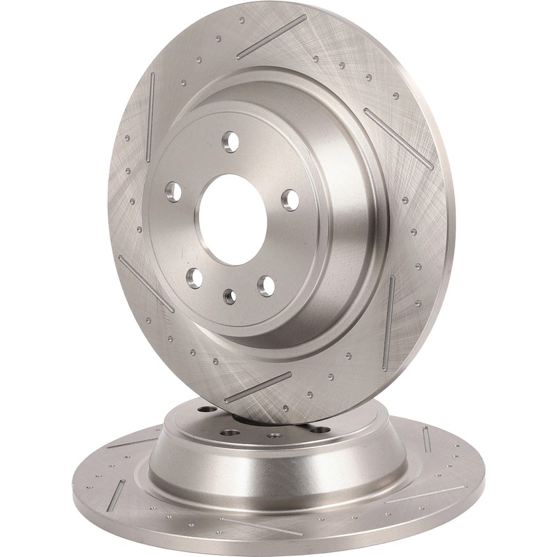 Rear Brake Soltted Rotors For Ford Fusion 2013 2014 -2020 Lincoln MKZ 2013-2016 gallery