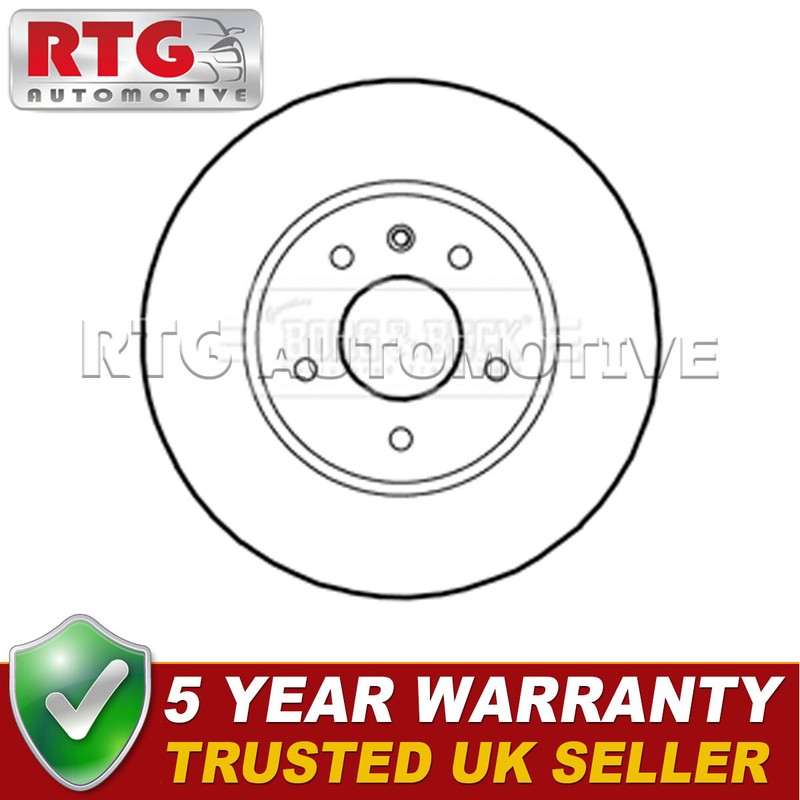 Front 1x Brake Disc Fits Vauxhall Antara 2006- Chevrolet Captiva 2006- 96625948